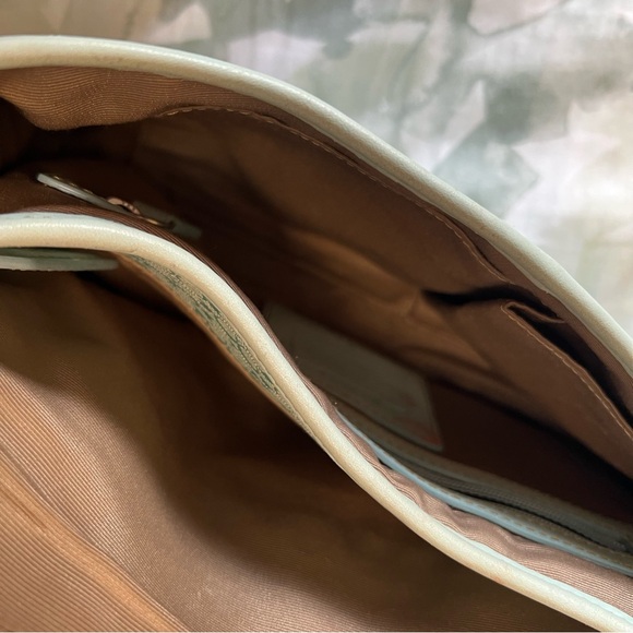 Vintage COACH SOHO Satchel Shoulder Jacquard, Leather Accents, silver hardware - Picture 4 of 5